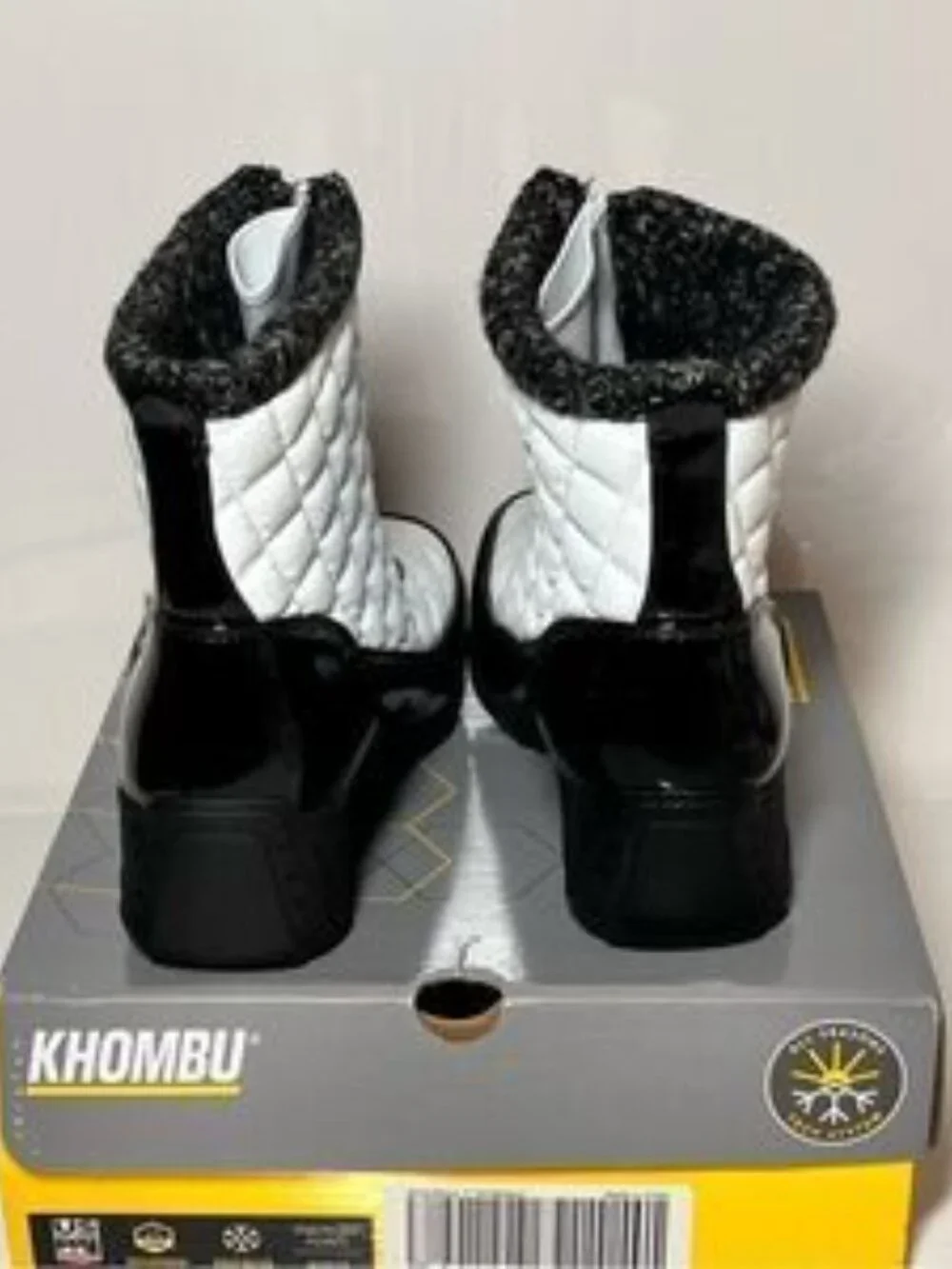 Khombu Megan Waterproof Front-Zip Winter Boots